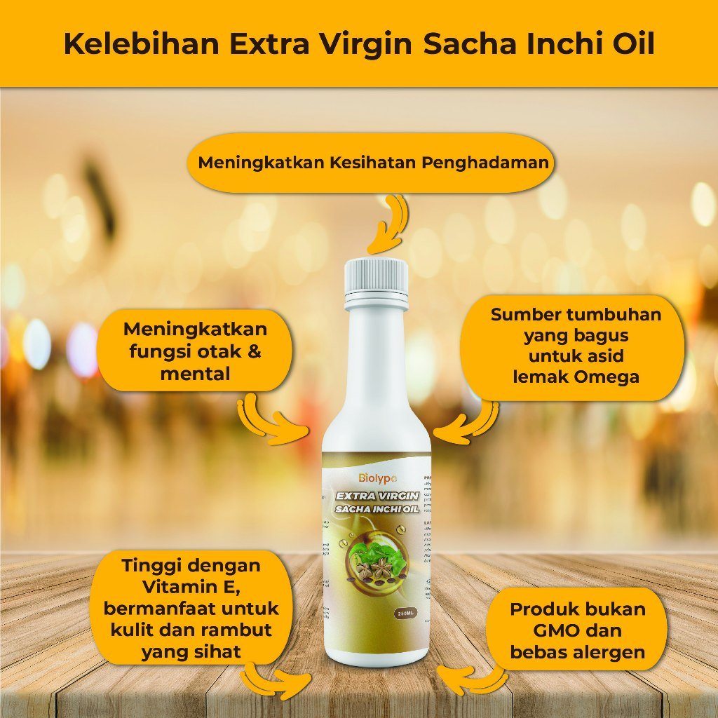 Extra Virgin Sacha Inchi Oil Lynnity Pharma