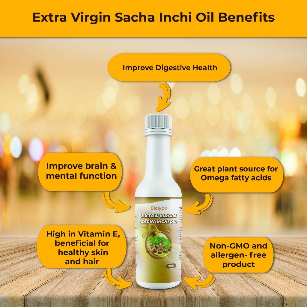 Extra Virgin Sacha Inchi Oil Lynnity Pharma